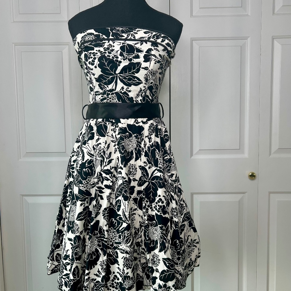 Shasa Collection Strapless Fit & Flare Dress Size L